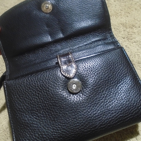 BRIGHTON Leather Croc Embossed Crossbody Bag*FIRM PRICE - Picture 7 of 13